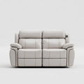 Elektrisches Relaxsofa 2-Sitzer Weiß aus PU-Kunstleder gerade 170 x 95 x 103 cm