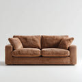 2-Sitzer Sofa Braun 180 x 90 x 85 cm Polyester-Cord Rechteckig